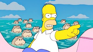 The Simpsons Homer, the captain of the Seal Corps.