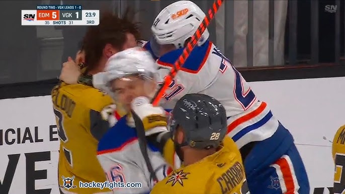 Kostin fights Maroon to start second period as tempers flare between Oilers  and Lightning