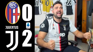 CON RABBIA!!! BOLOGNA 0-2 JUVENTUS - REACTION LIVE