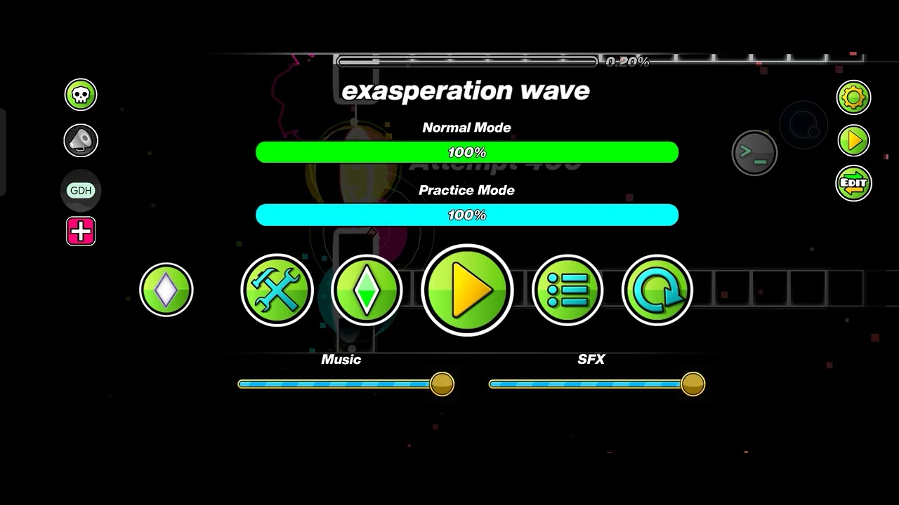 Exasperation wave | 15% best | 2000+ attempts | @Zoink 