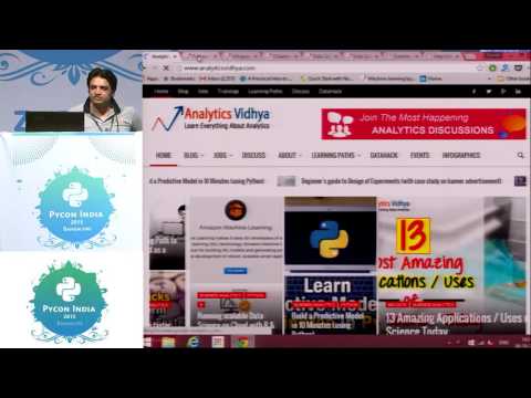 Image from Lightning Talk - Analytics Vidhya - PyCon India 2015