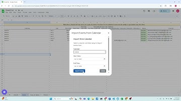 How to Bulk Import (and Edit!) Google Calendar Events into Google Sheets