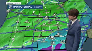 Severe storms possible to start the week across Mid-Michigan