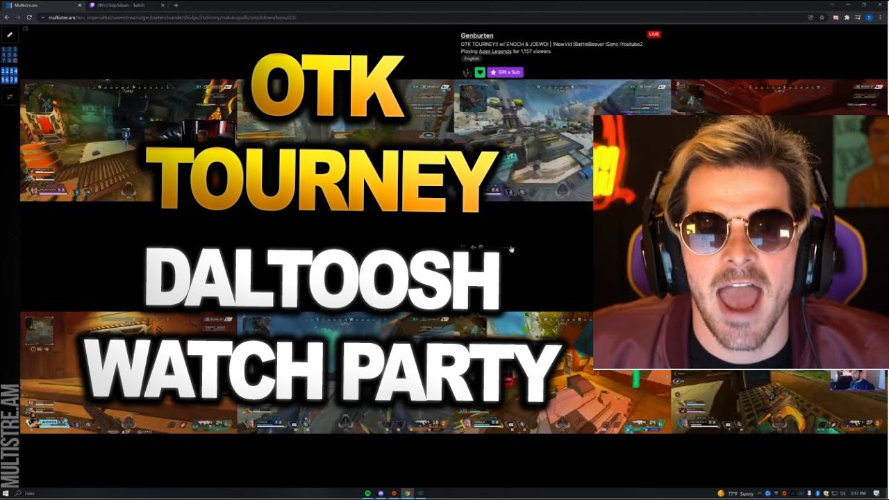 DALTOOSH  $50k OTK Tourney WATCH PARTY  |  ( apex legends )