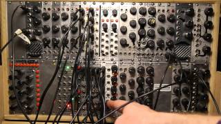 AniModule M1xXOR Sequencing different Clock Multiplications to strike SOB Vactrol Input