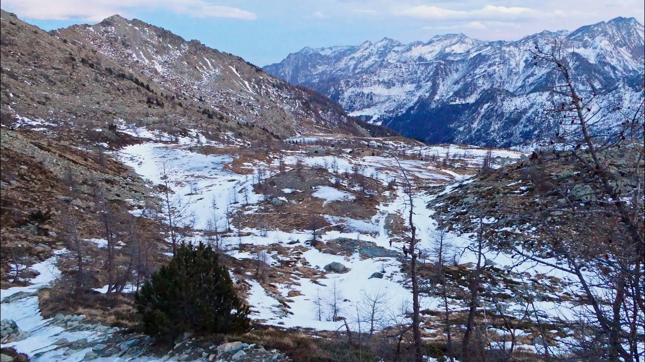 Champorcher Lago Muffé Col du LacBlanc 26 gennaio 2024