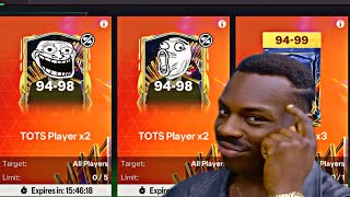 94 TO 99 EXCHANGE GLITCH STILL WORKING OR NOT!!! TOTS PACK OPENING IN FC MOBILE screenshot 5