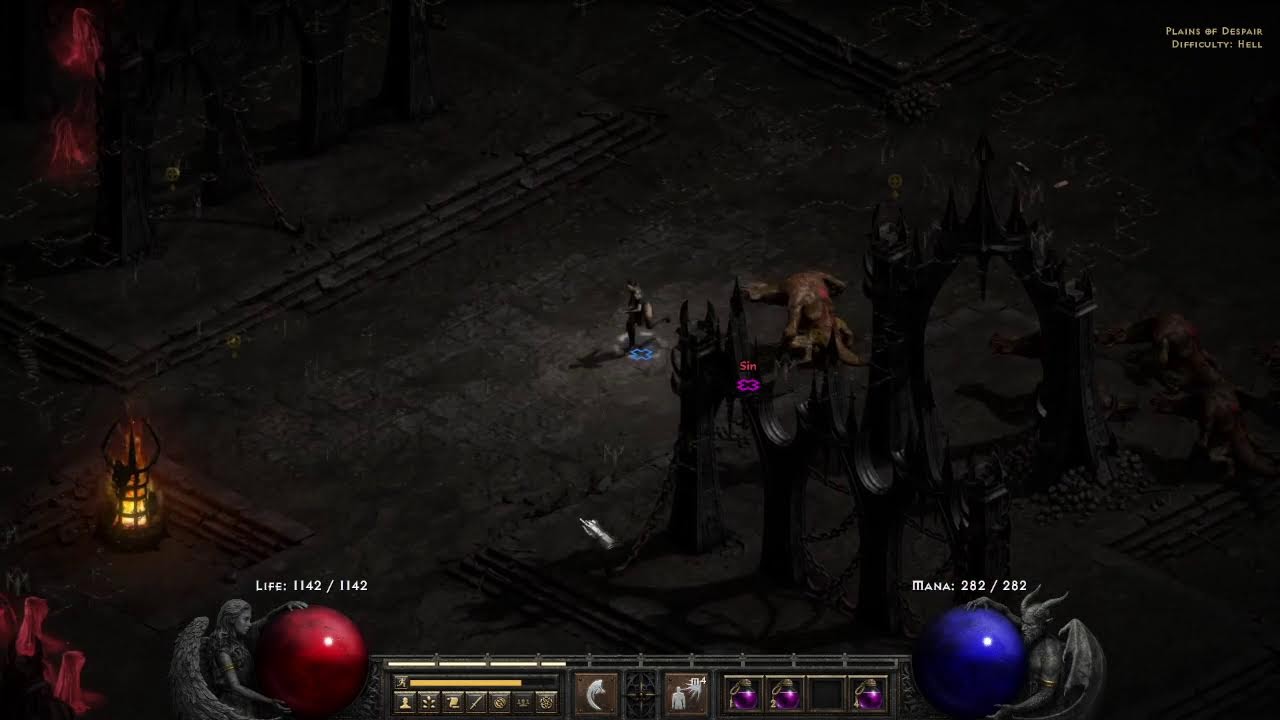 Diablo 2 ROTW - Sin - Hell - Mosaic rocks