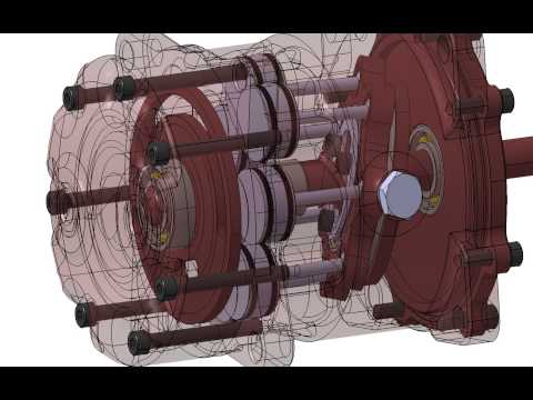 Swashplate pump animation