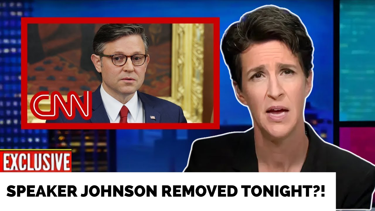 BREAKING: Mike Johnson has been removed as House Speaker tonight at 8 PM.