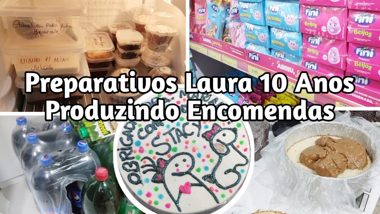 Compras para O Aniversário da Laura
