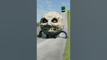 Long City Bus & Capsule Bus vs Low Pipes - BeamNG.Drive