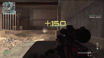 MW3 - Triple and MULTI-KILL!