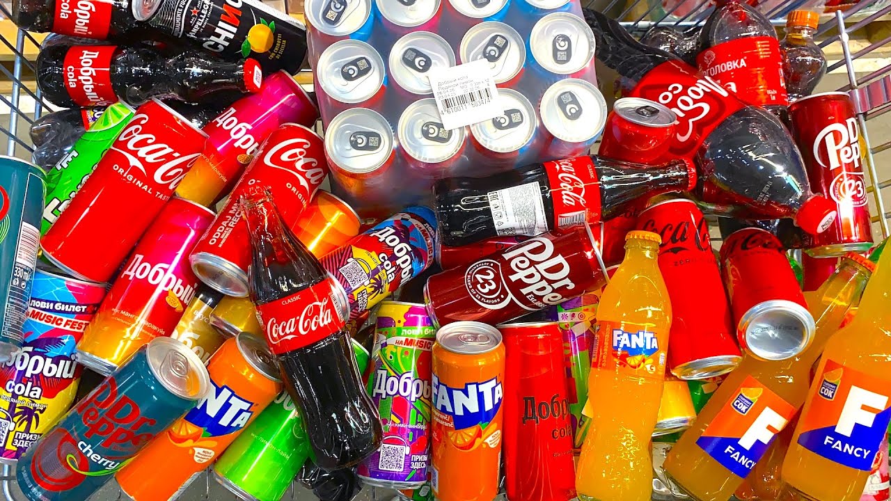 КУПИЛ ВСЕ ВИДЫ НАПИТКОВ 🍭 Coca-cola, Dr.Pepper, Fanta, Evervess, Chillout, Добрый, Lipton, CoolCola