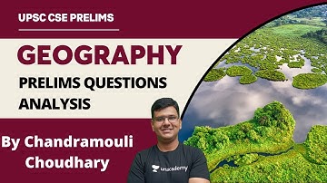 Geography | Practice MCQs Booklet for UPSC CSE - Prelims | Chandramouli Choudhary