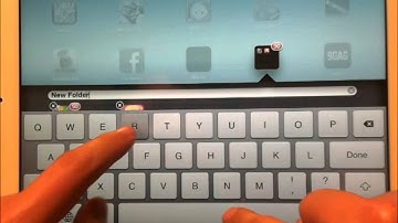 How to rename folder in iOS iPad and iPhone