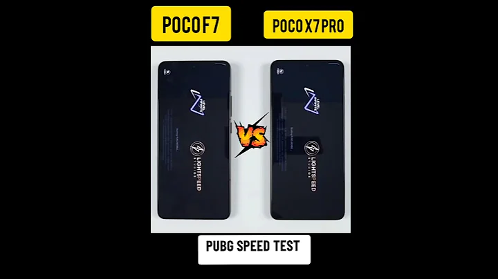 Poco F7 VS Poco X7 Pro PUBG Speed Test #smartphone #gaming #pubg #pubgmobile #pocox7pro #pocof7