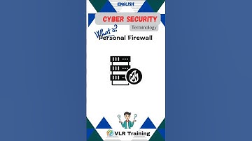 What is Personal Firewall? cyber security terminology#education #vlrtraining #cybersecurity