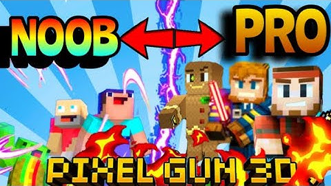 Noob Vs PRO, (pixel gun 3D) made by slash