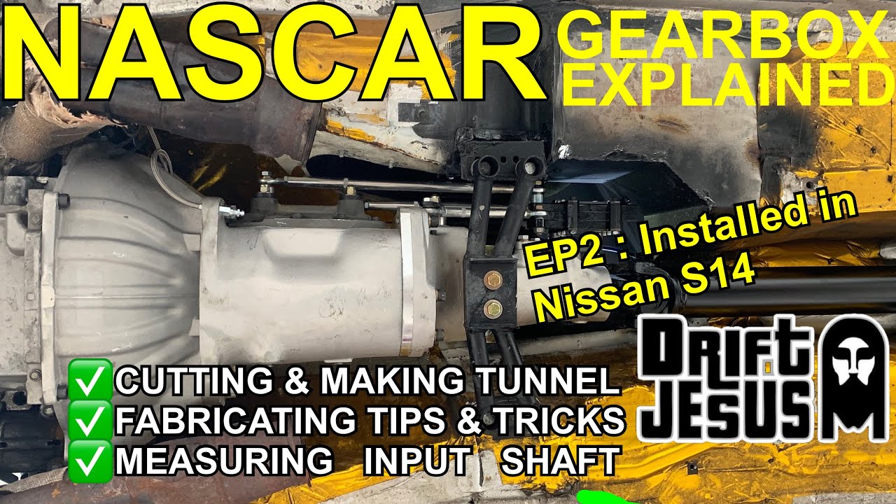NASCAR drift / drag dogbox explained : Transmission Fabrication in Nissan S14