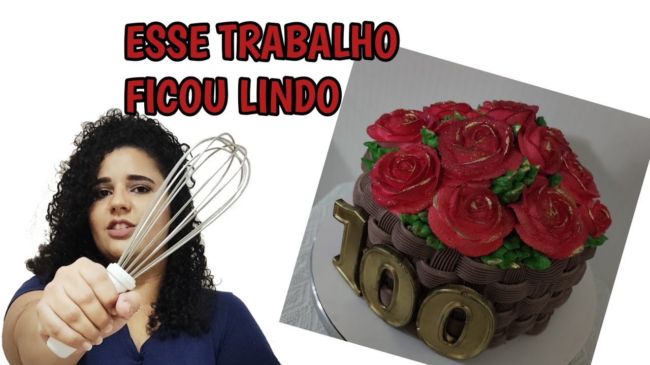 BOLO CESTA DE FLORES CHANTILLY | BICO 2B  | LORENA GONTIJO