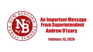 Superintendent Update Feb 13