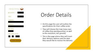 Mobile Coffee App - Presentation