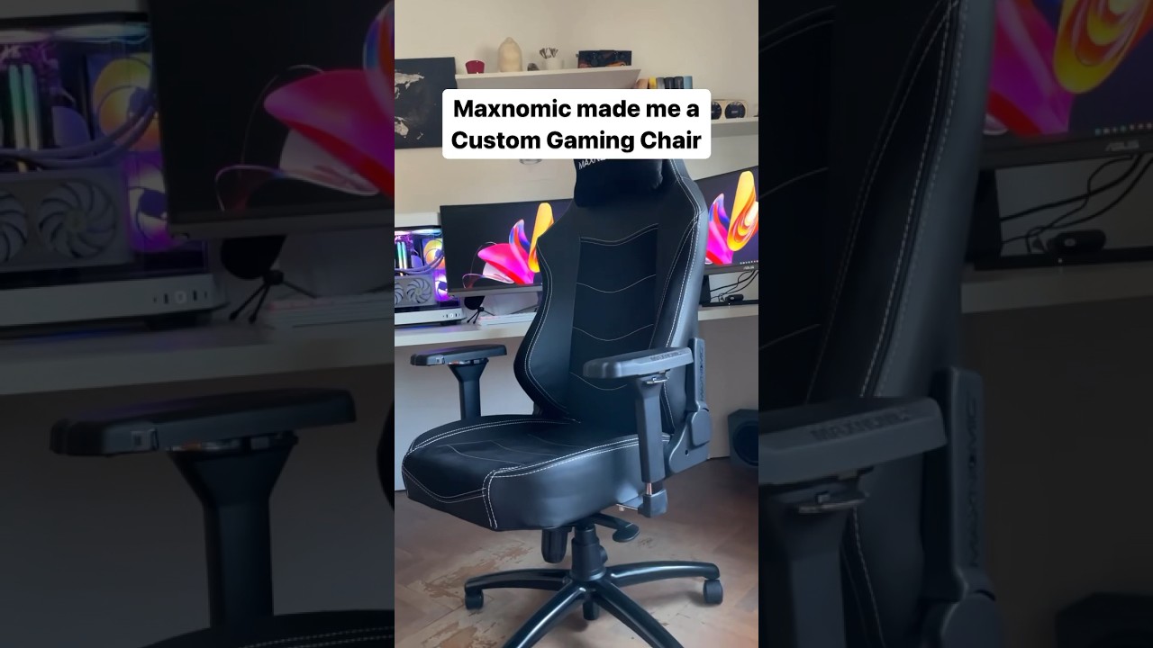 •Custom Maxnomic Leader Executive Edition Gaming Chair• 