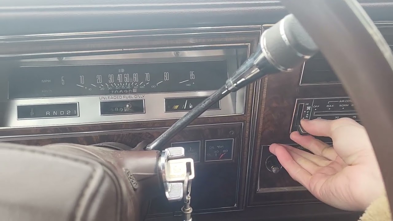 1983 oldsmobile 98 cold start