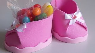 Como Fazer Sapatinho Lembrancinha Com E.v.a.