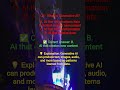 Q4 - What is Generative AI? Used to create new content #images #text #videos #coding #students #ai