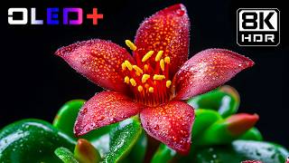 BEST OLED DEMO – Vibrant Beautiful Floral Blooming in 8K HDR | Dolby Vision™