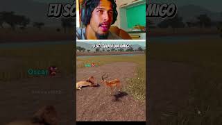 eu foi levemente abraçado por esse leão #savana #roblox #savana #game #pc