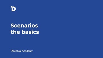 Directual Academy. Scenarios the basics