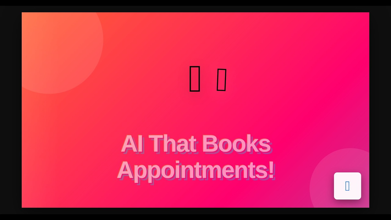 AI voice assistant booking medical appointment demonstration