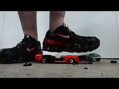 Nike Shoxs stomp very hard on cars