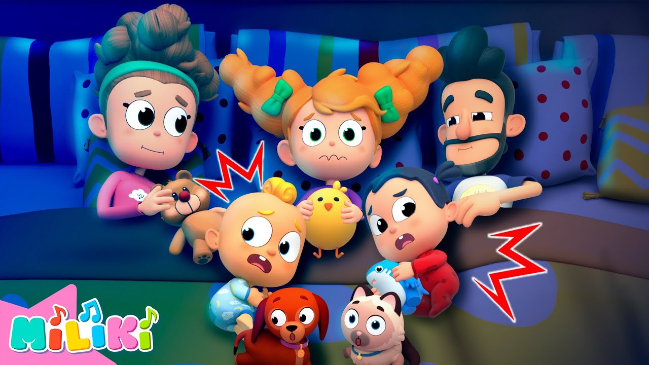 Diez en la cama 😴🛏️ Canción del 1 al 10 | Rimas infantiles Miliki Family