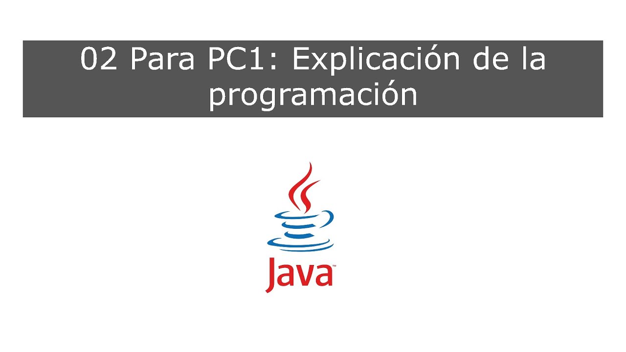 02 Para PC1 Explicaci n De Lo Que Se Va A Programare YouTube 02 para pc1 explicaci n de lo que se va a programare youtube