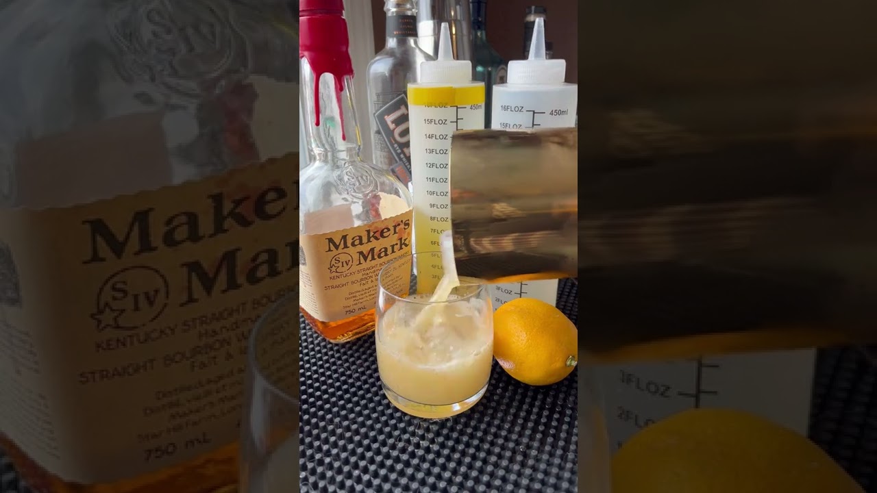 New York Sour NO EGG (коктейль Brunswick)