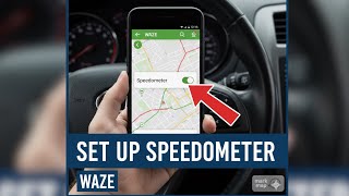 How to set up Speedometer on Waze