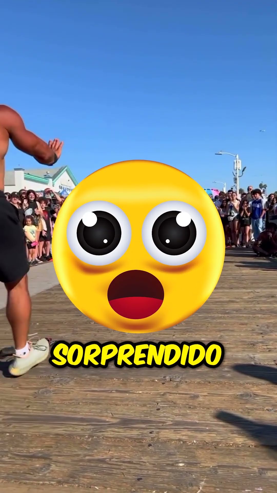 Su movimiento final dejó a la multitud sin palabras (@lokmane.dz)