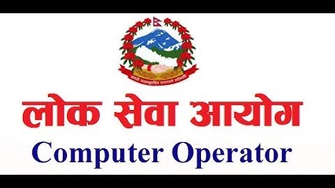 loksewa sewa ayog computer operator / data entry supervisor questions 2074