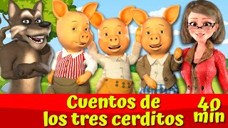 Los Tres Cerditos Y El Gran Lobo Malo 🐷🐺🔴I Cuentos Encantadores I Cuentos De Hadas Españoles by Cuentos Encantadores 3,475 views 1 month ago 41 minutes