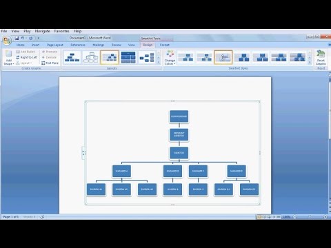 Draw Org Chart In Word