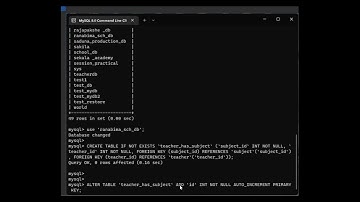 Explain how to create a table with foreign key using DDL Query.