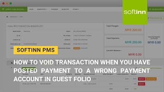 [OBSOLETE] How to Void Transaction when FO Posted Wrong Payment to Wrong Account in Guest Folio
