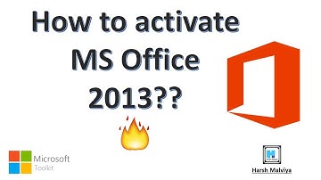 How to activate Ms Office 2013 | How to use  Microsoft toolkit | Windows Activator