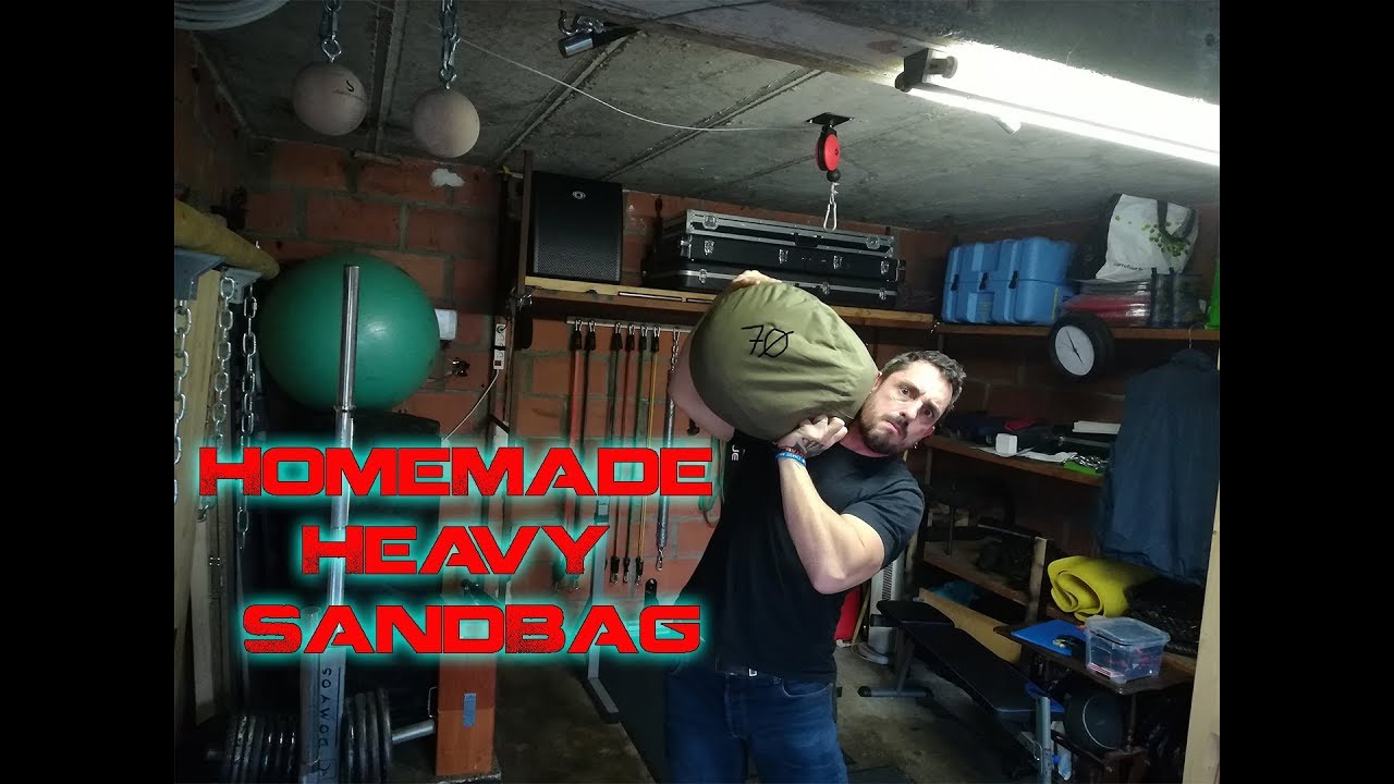 Homemade Heavy Sandbag Fabrication YouTube