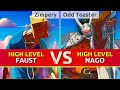 Ggst  zimpery faust vs odd toaster nagoriyuki guilty gear strive high level gameplay