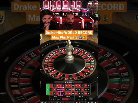 Drake Hits WORLD RECORD Max Win On Roulette Part 3! #drake #roulette #casino #bigwin #maxwin